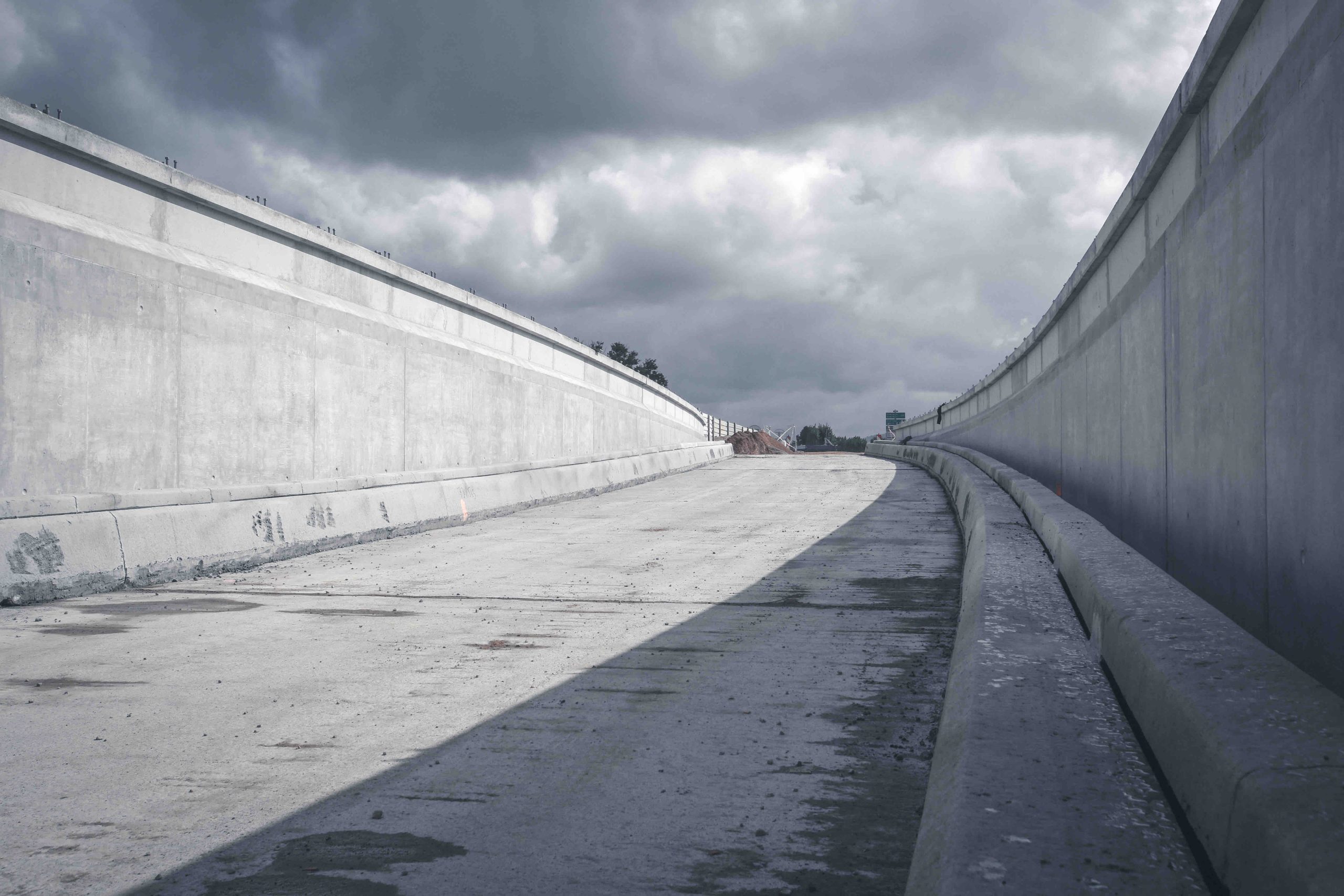 Chantier de dénivellation du giratoire de la Gravona – Fin de chantier